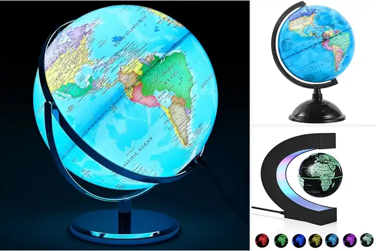 Detailed view of Best 360 Degree Rotating Globes