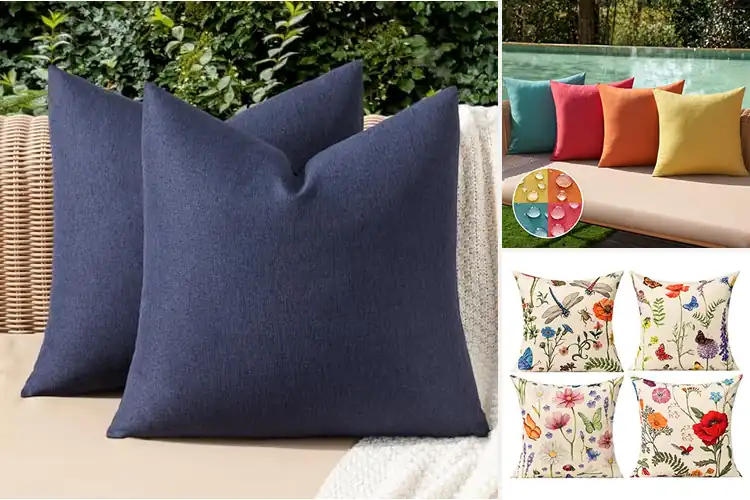Detailed view of Best Backyard Pillow Covers for a Cozy Outdoor Refresh