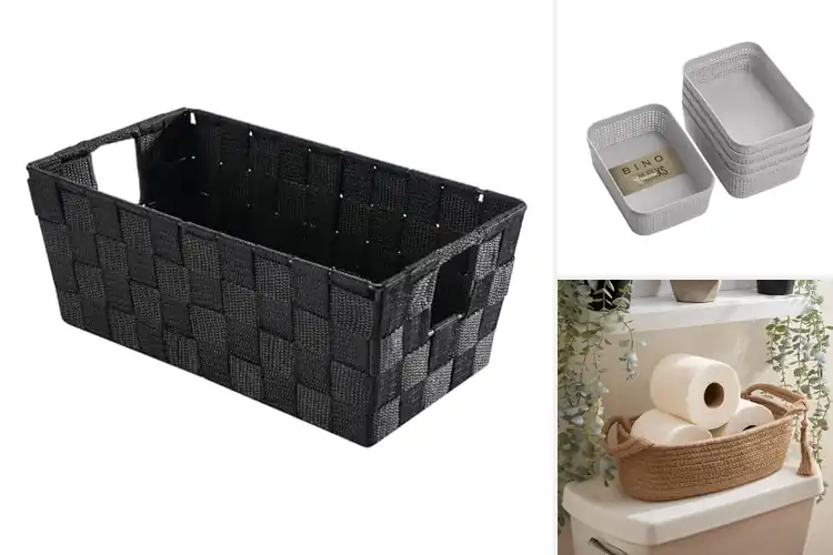 Detailed view of Best Bathroom Baskets For Small Spaces