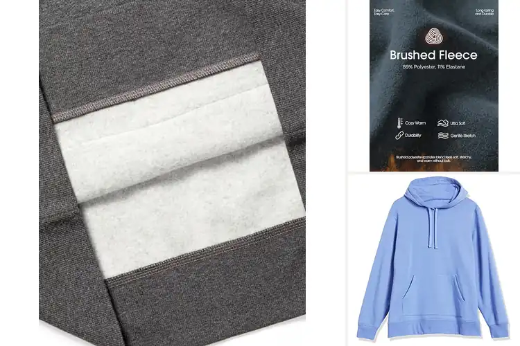 Detailed view of Best Brushed Fleece Hoodies: Top 10 Cozy & Stylish Picks