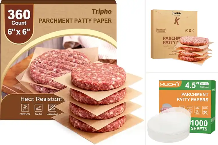 Detailed view of Best Burger Patty Papers for Clean, Easy Cooking