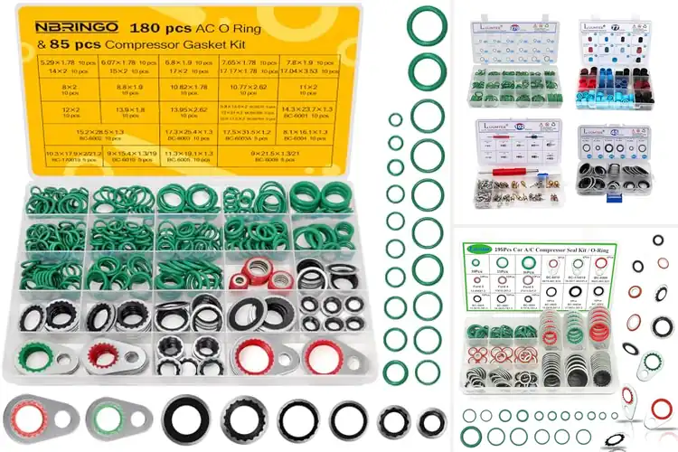 Detailed view of Best Car A/C Compressor Port O-ring Kits