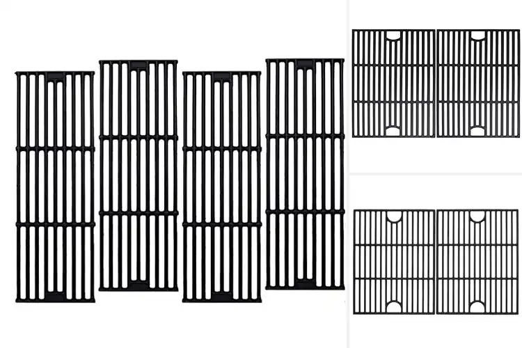 Detailed view of Best Cast Iron BBQ Grates: Perfect Sear Marks & Even Heat