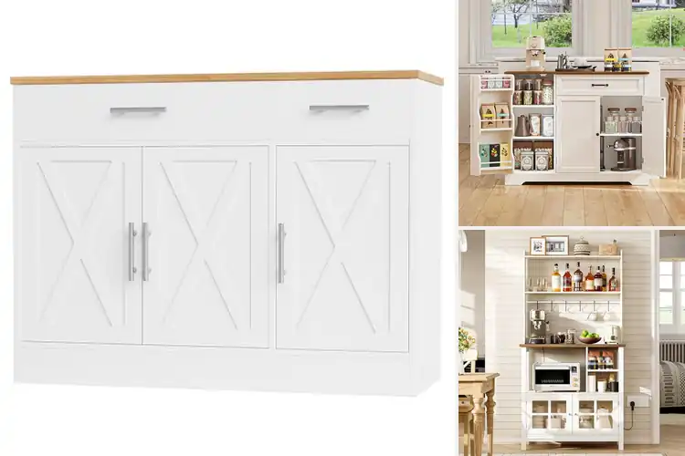 Detailed view of Best Coffee Bar Cabinets: Top 10 Stylish & Functional Picks