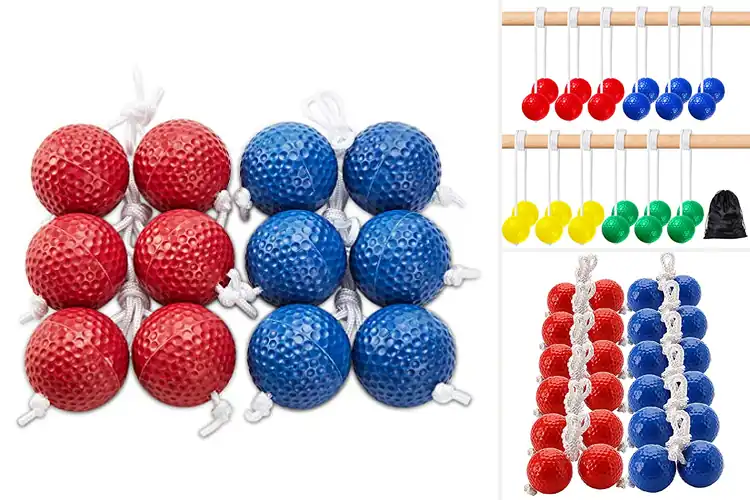 Detailed view of Best Colorful Ladder Balls For Yard