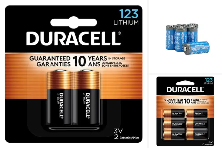 Detailed view of Best CR123A Batteries