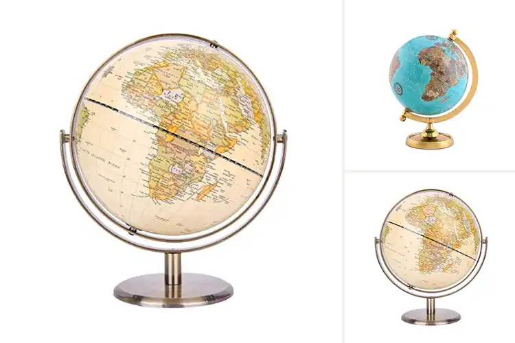 Detailed view of Best Decorative Rotating Globes: Elevate Your Space