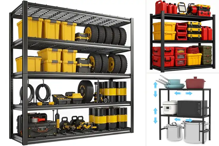 Detailed view of Best Double Storage Shelves