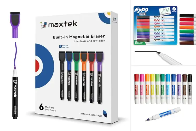 Detailed view of Best Dry Erase Markers For Grids: Vibrant & Smooth