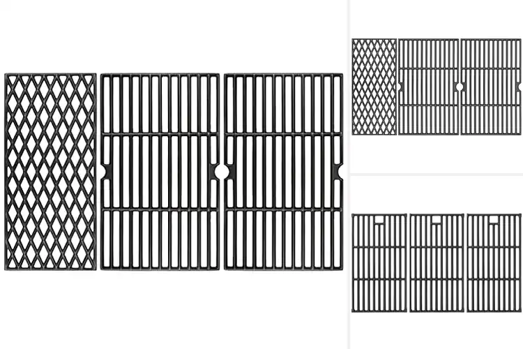 Detailed view of Best Dyna Glo Cast Iron Grates