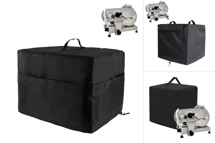Detailed view of Best Easy Install Meat Slicer Cover With Handle