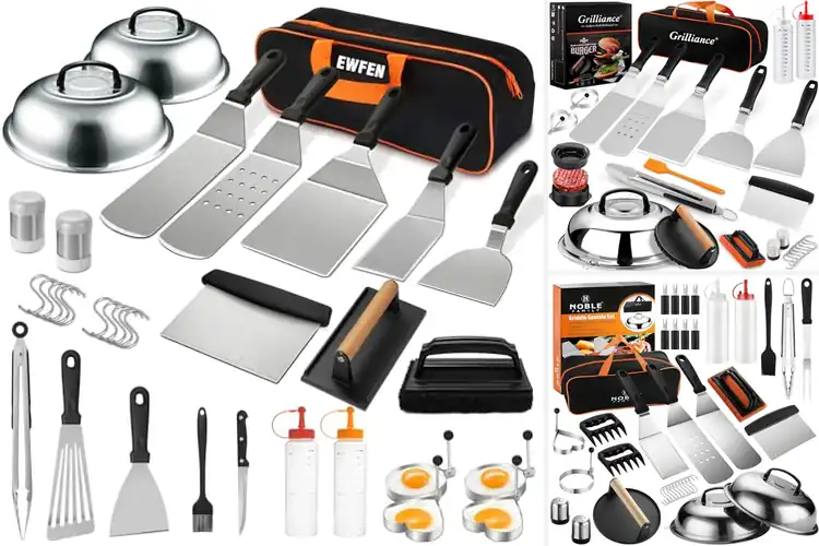 Detailed view of Best Griddle Accessories for Effortless Outdoor Cooking
