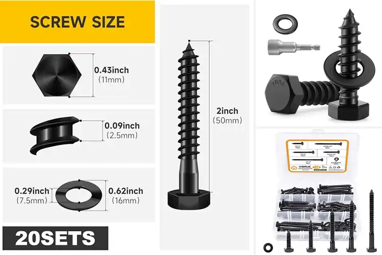 Detailed view of Best Heavy Duty Lag Screws