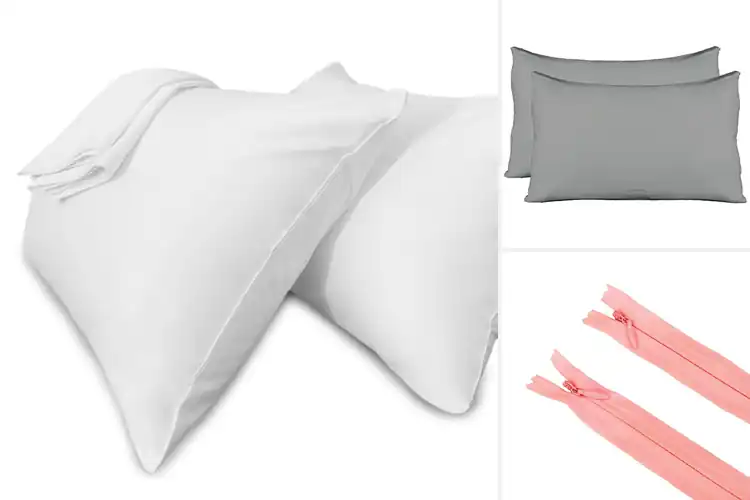 Detailed view of Best Invisible Zipper Pillow Cover