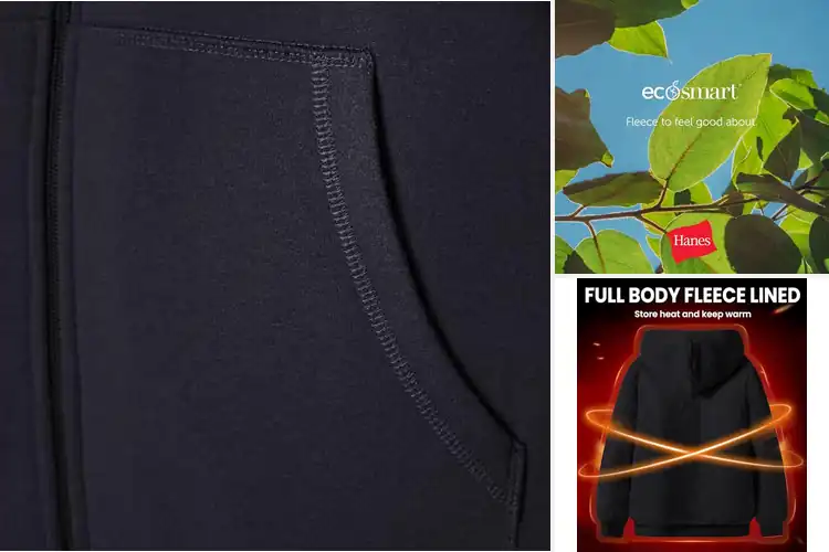 Detailed view of Best Men’s Warm Hoodies