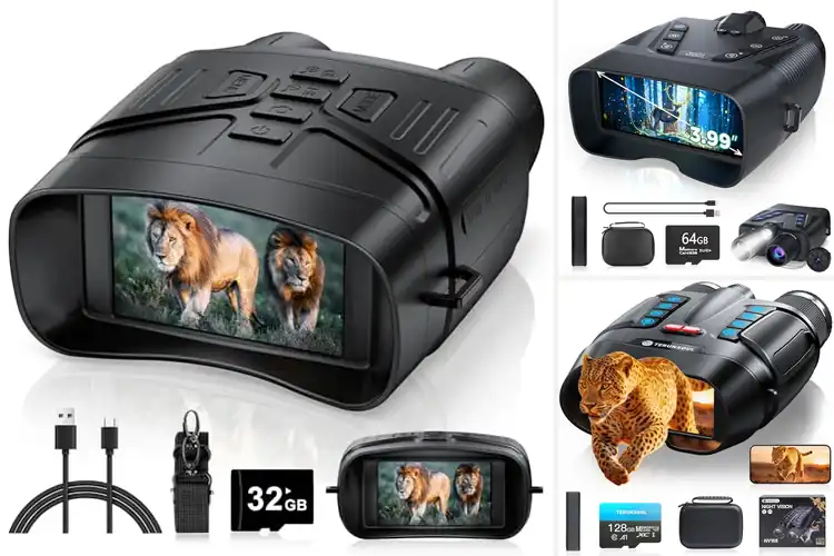 Detailed view of Best Night Vision Binoculars With Large Screen