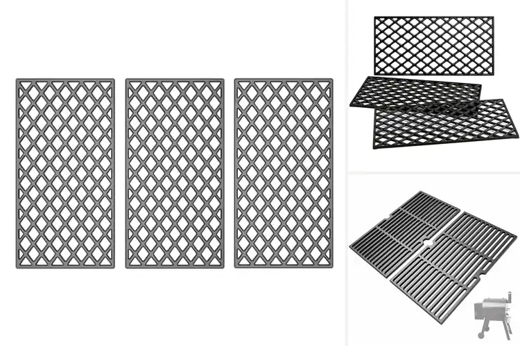 Detailed view of Best Pellet Smoker Grates
