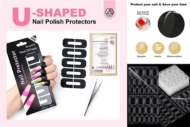 Detailed view of Best Protective Nail Stickers: Mess-Free Manicures Made Easy