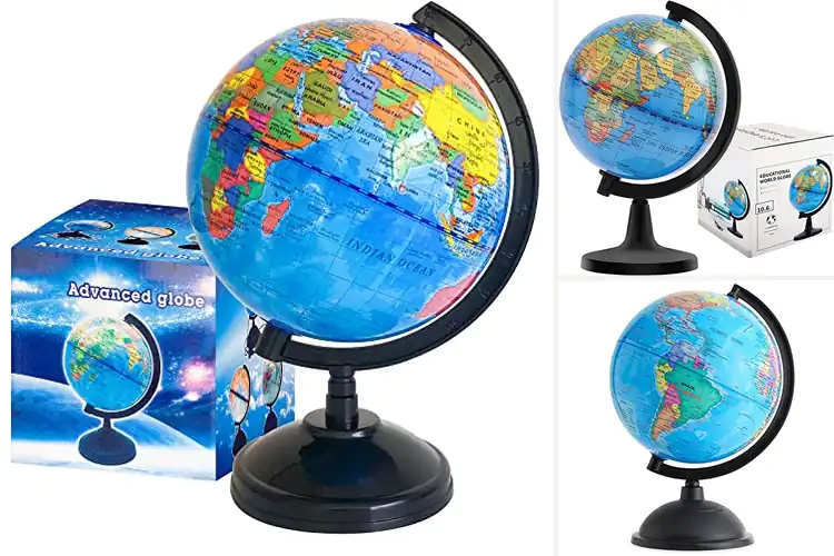 Detailed view of Best Small World Map Globes: Top 10 Must-Have Picks