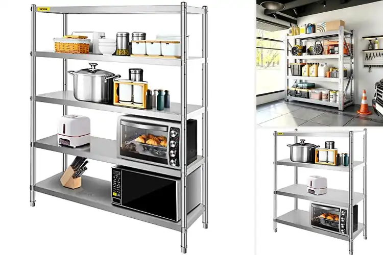 Detailed view of Best Stainless Steel Storage Shelves