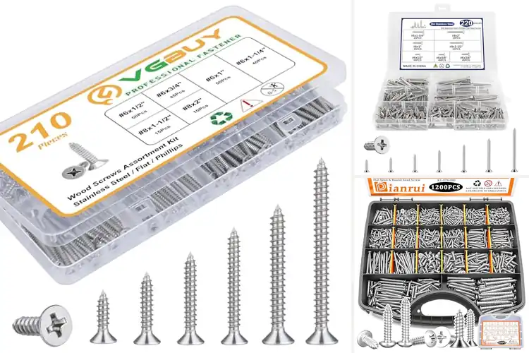 Detailed view of Best Stainless Steel Wood Screws for Strong, Lasting Builds