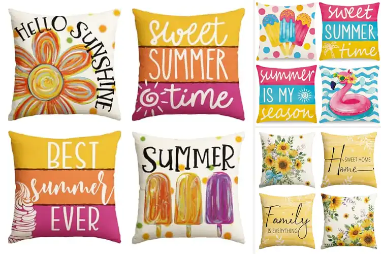 Detailed view of Best Summer Pillow Covers