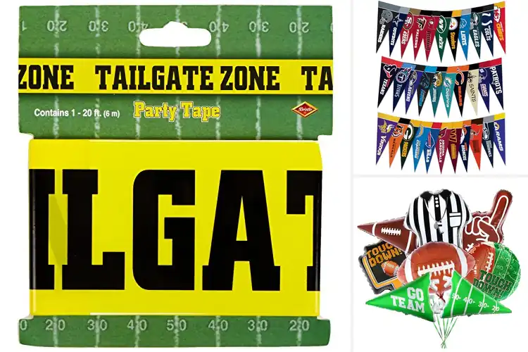 Detailed view of Best Tailgate Party Decorations