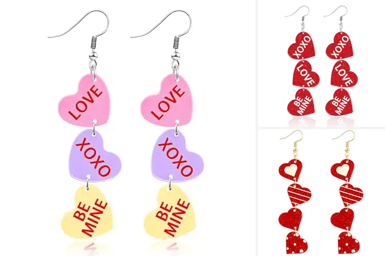 Detailed view of Best Valentines Earrings