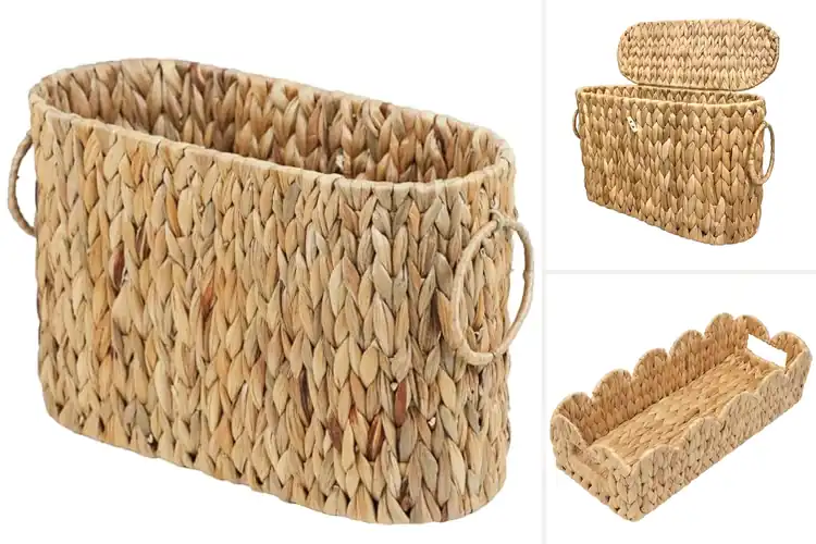 Detailed view of Best Wicker Toilet Paper Baskets